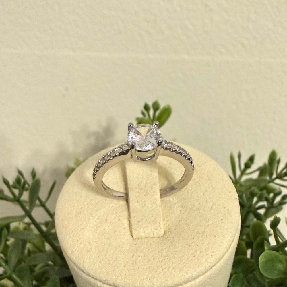 Cubic Zirconia Ring Size 6 Engagement Ring Wedding Women’s Ring occasions Ring 6